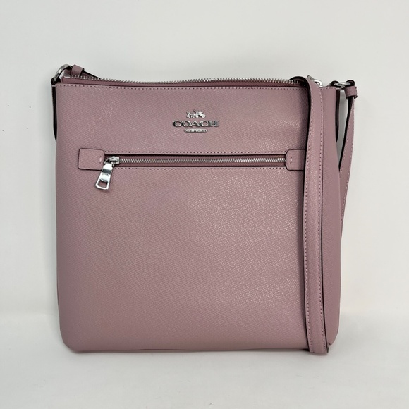 Coach Rowan File Crossbody Bag - Ice Purple - New with cosmetic defects - Picture 1 of 12